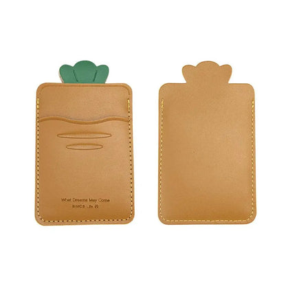 Adhesive Sticker Cartoon Credit Card Holder Card Sleeve Phone Back Pocket Storage Wallet Phone Card Holder Mobile Wallet