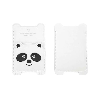 Adhesive Sticker Cartoon Credit Card Holder Card Sleeve Phone Back Pocket Storage Wallet Phone Card Holder Mobile Wallet